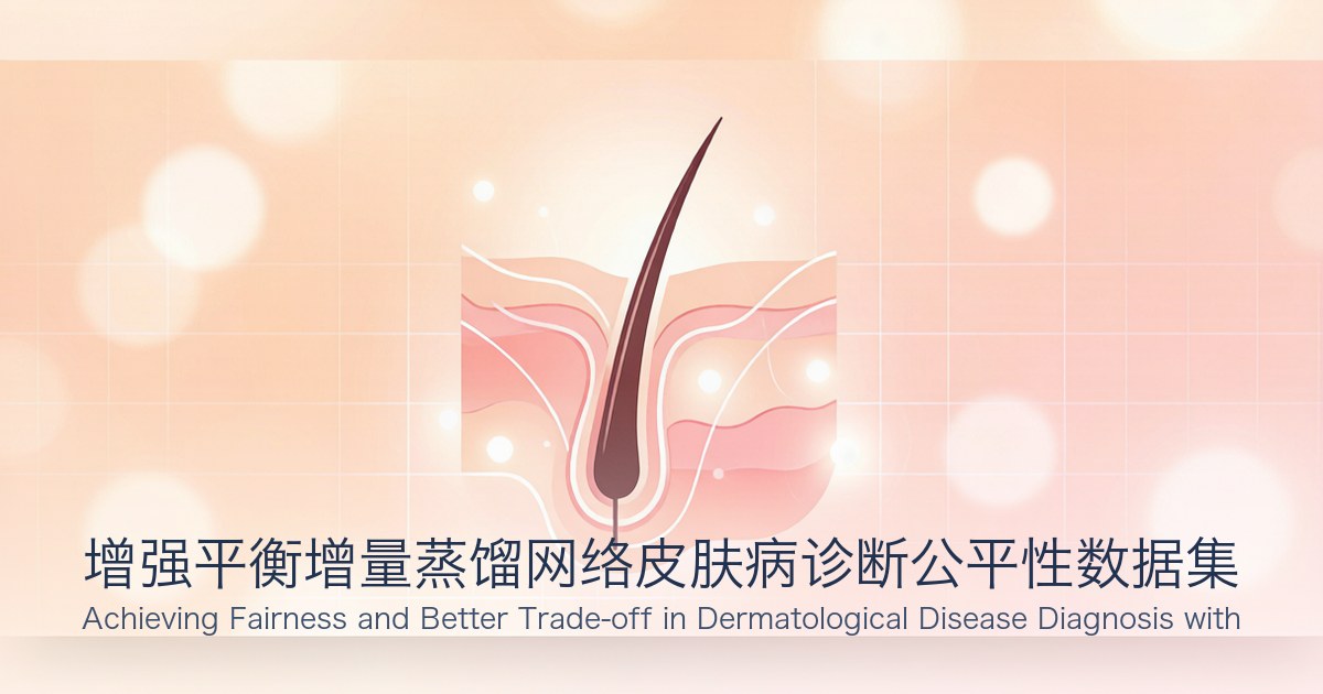增强平衡增量蒸馏网络皮肤病诊断公平性数据集