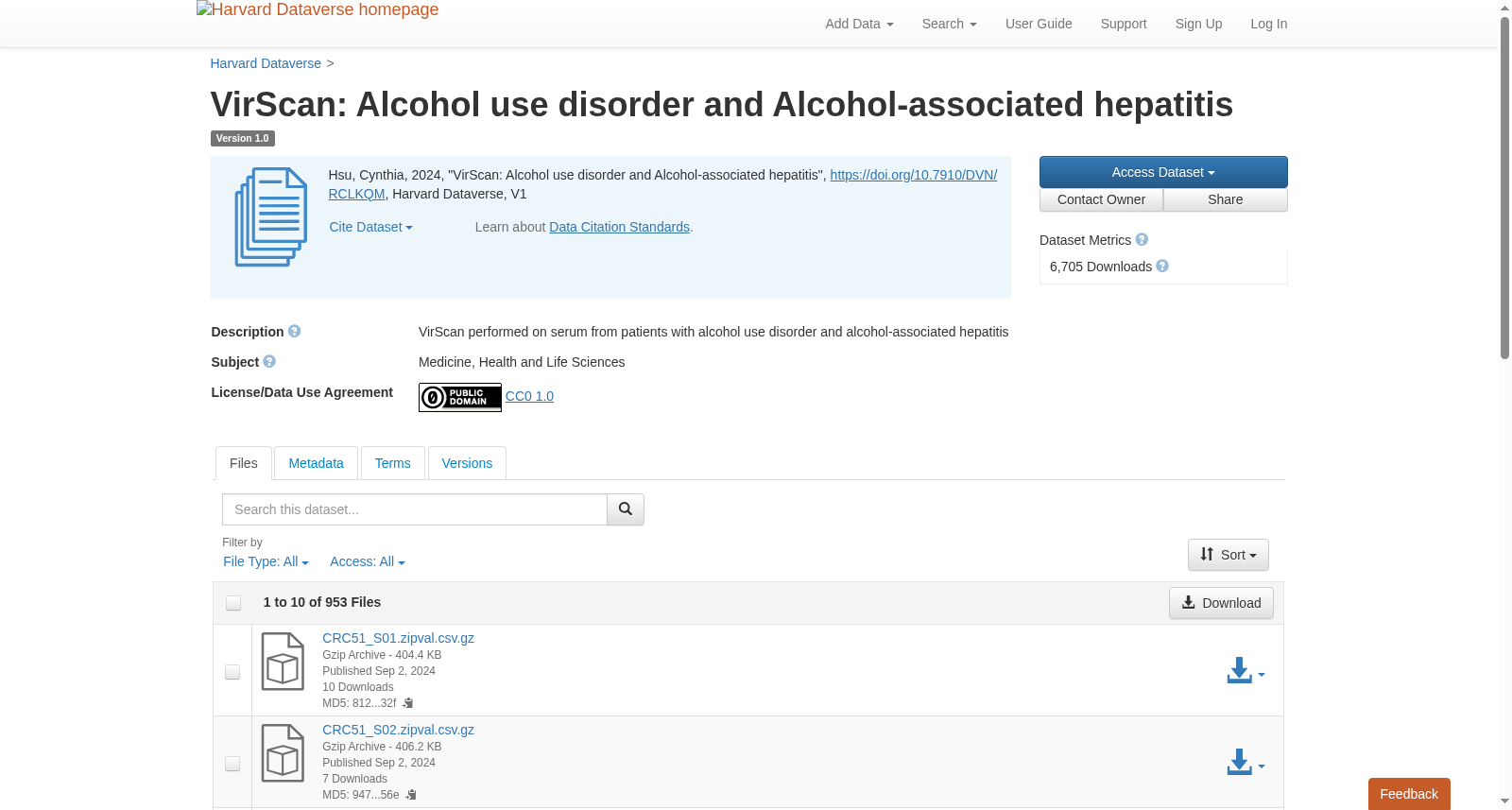 VirScan:酒精使用障碍与酒精相关性肝炎