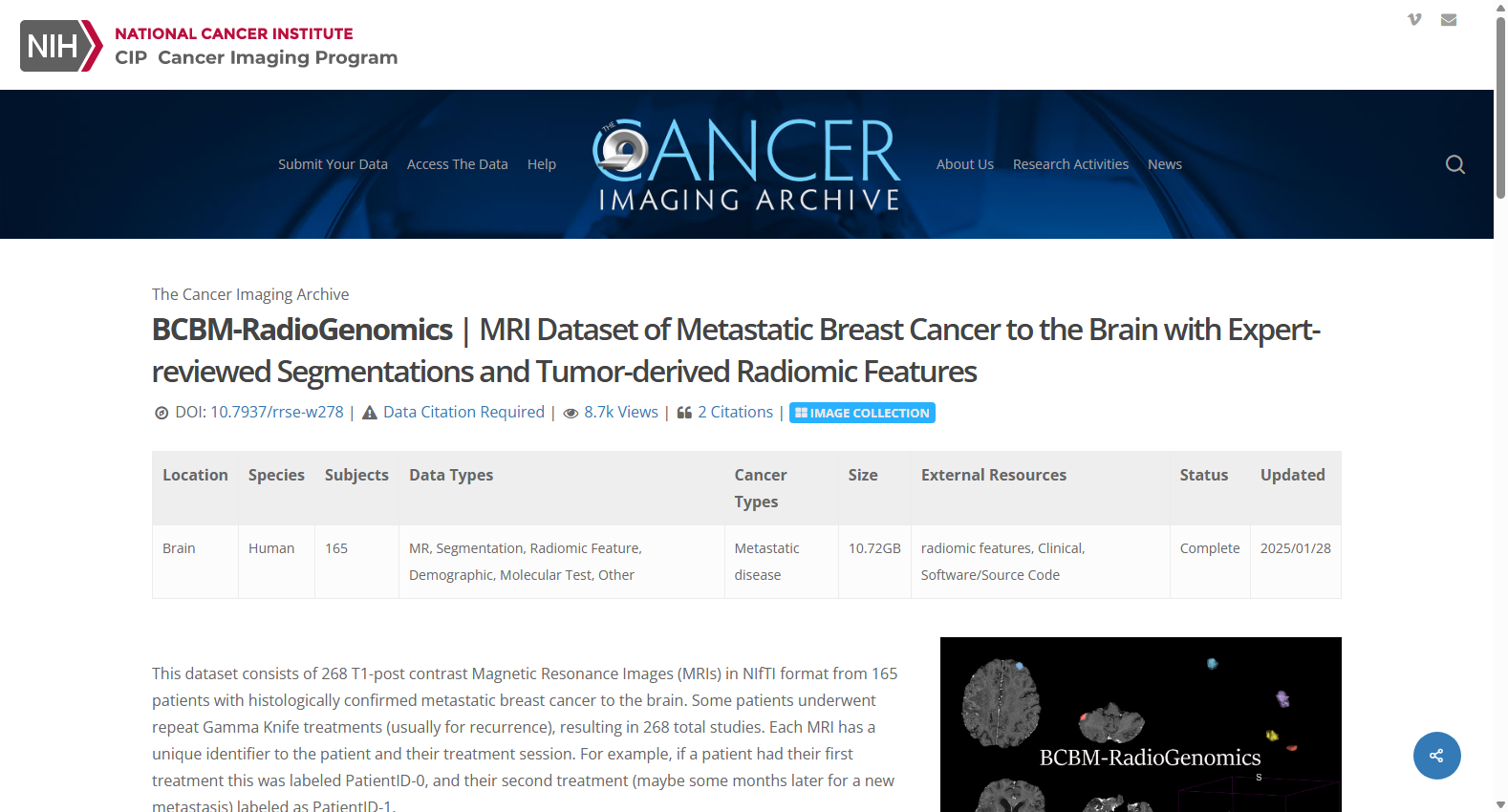BCBM-RadioGenomics