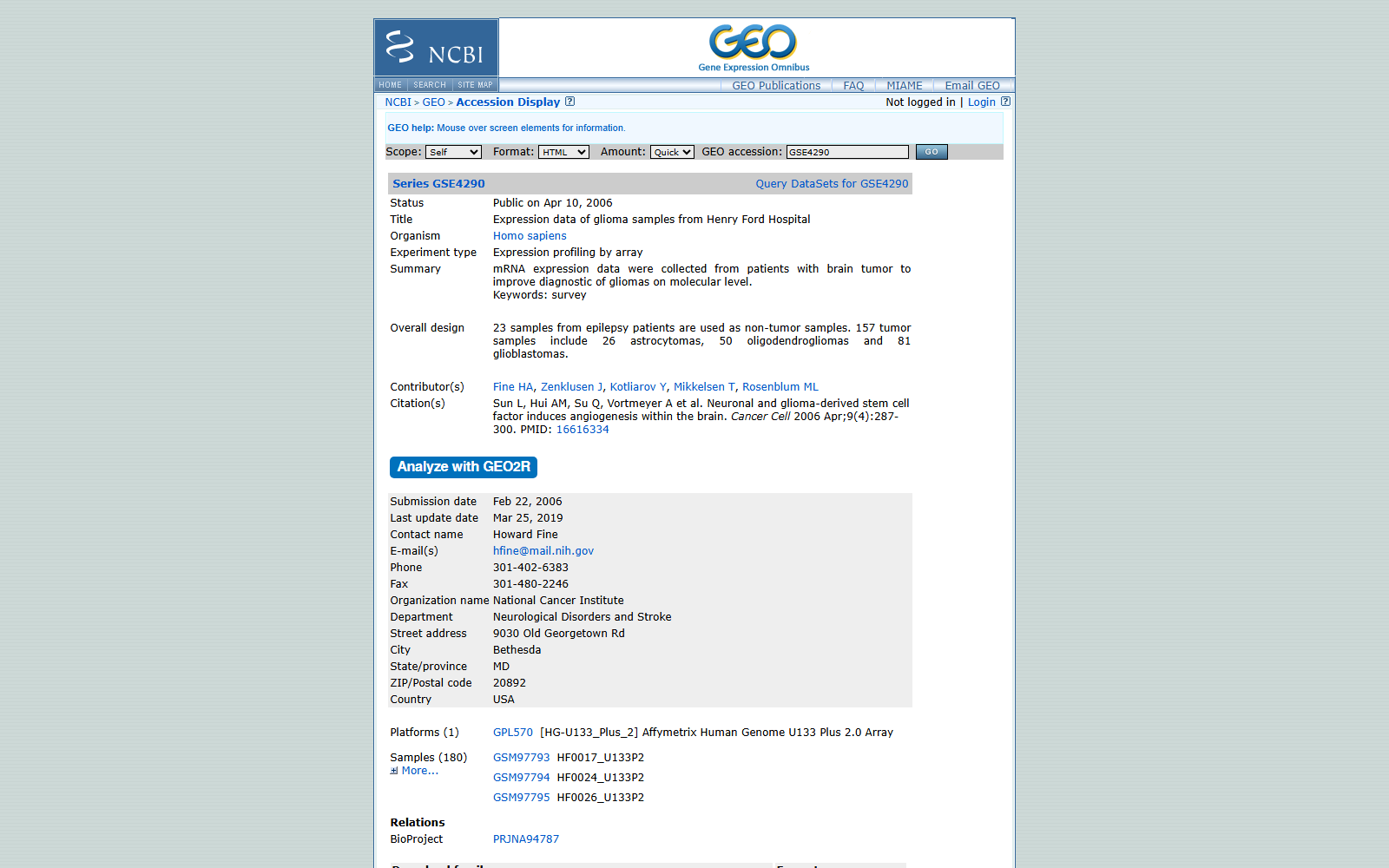 GSE4290