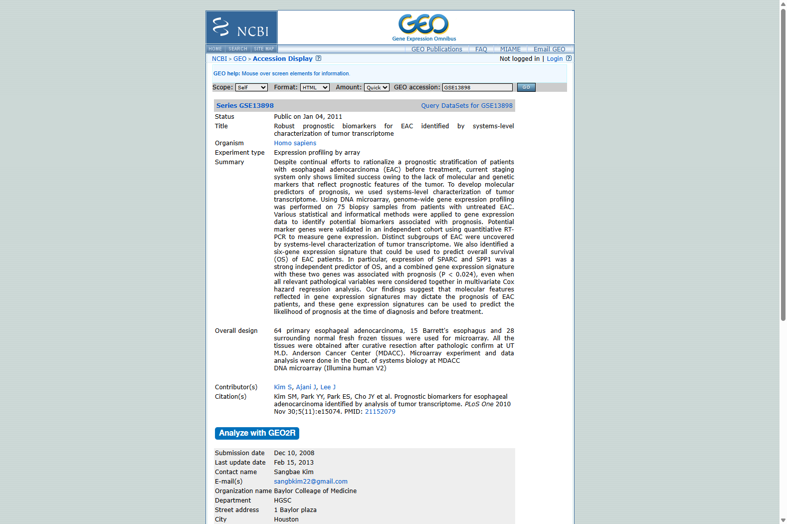 GSE13898