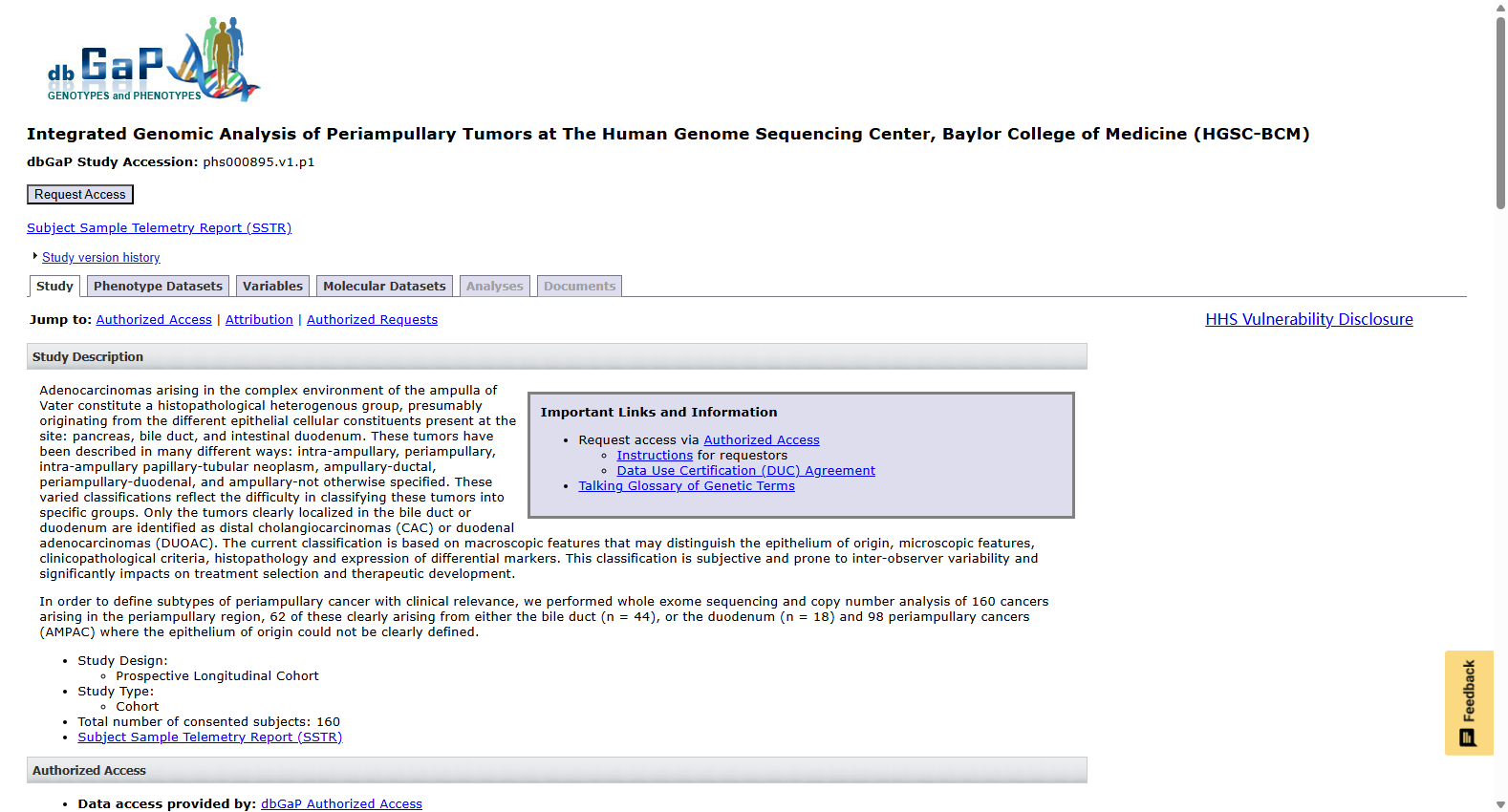 Integrated Genomic Analysis of Periampullary Tumors