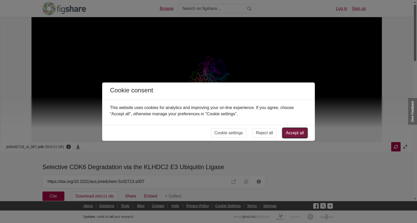 通过KLHDC2 E3泛素连接酶选择性降解CDK6