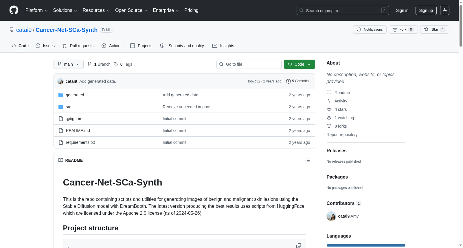 Cancer-Net SCa-Synth