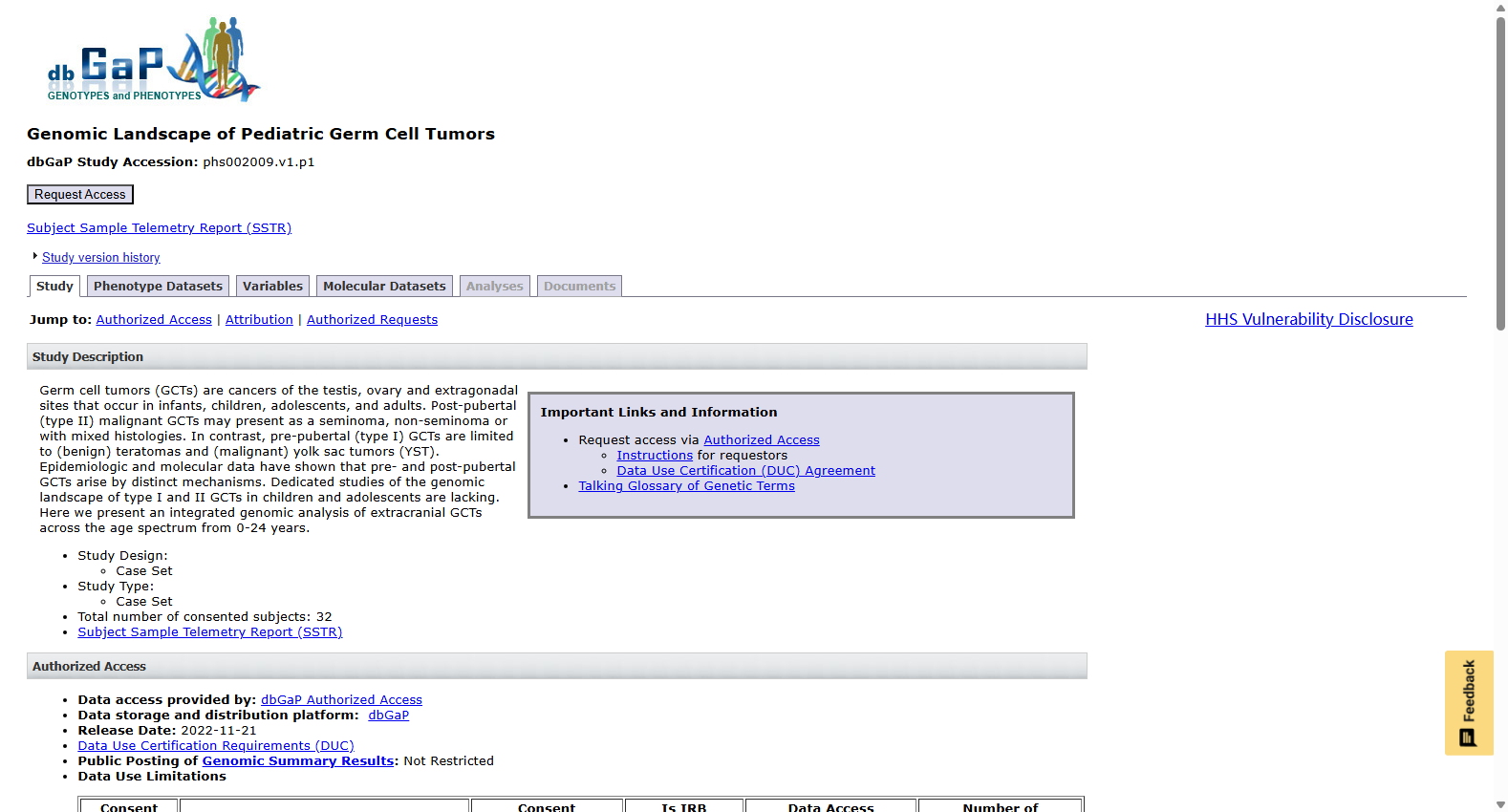 Genomic Landscape of Pediatric Germ Cell Tumors