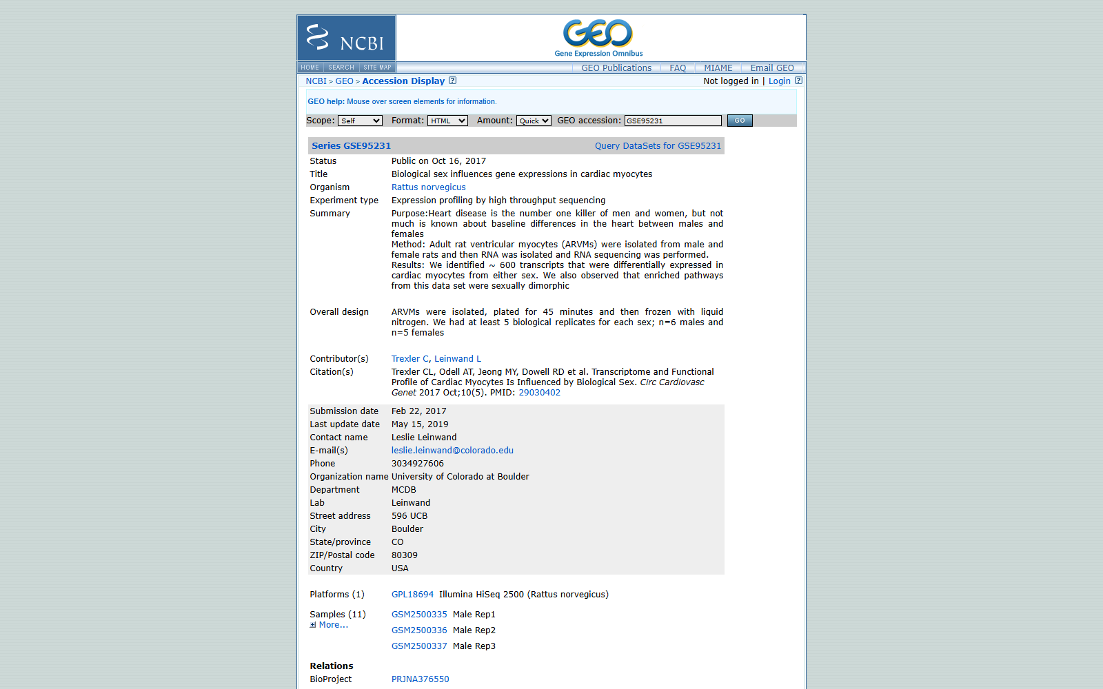 GEO Adrenal Cortex Tissue Gene Transcription Profiling including Primary Adrenal Insufficiency (GSE95231)