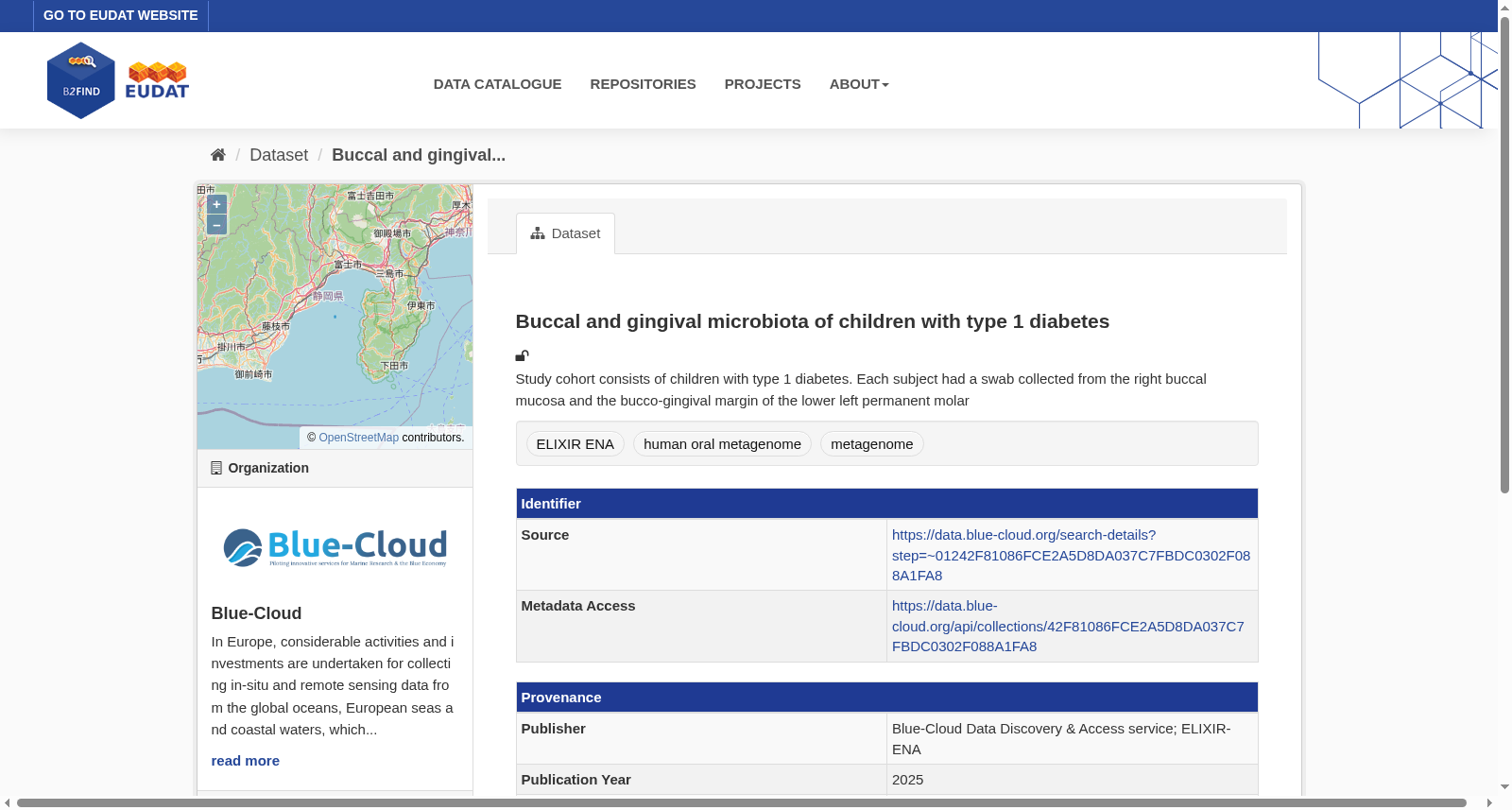 Buccal and gingival microbiota of children with type 1 diabetes