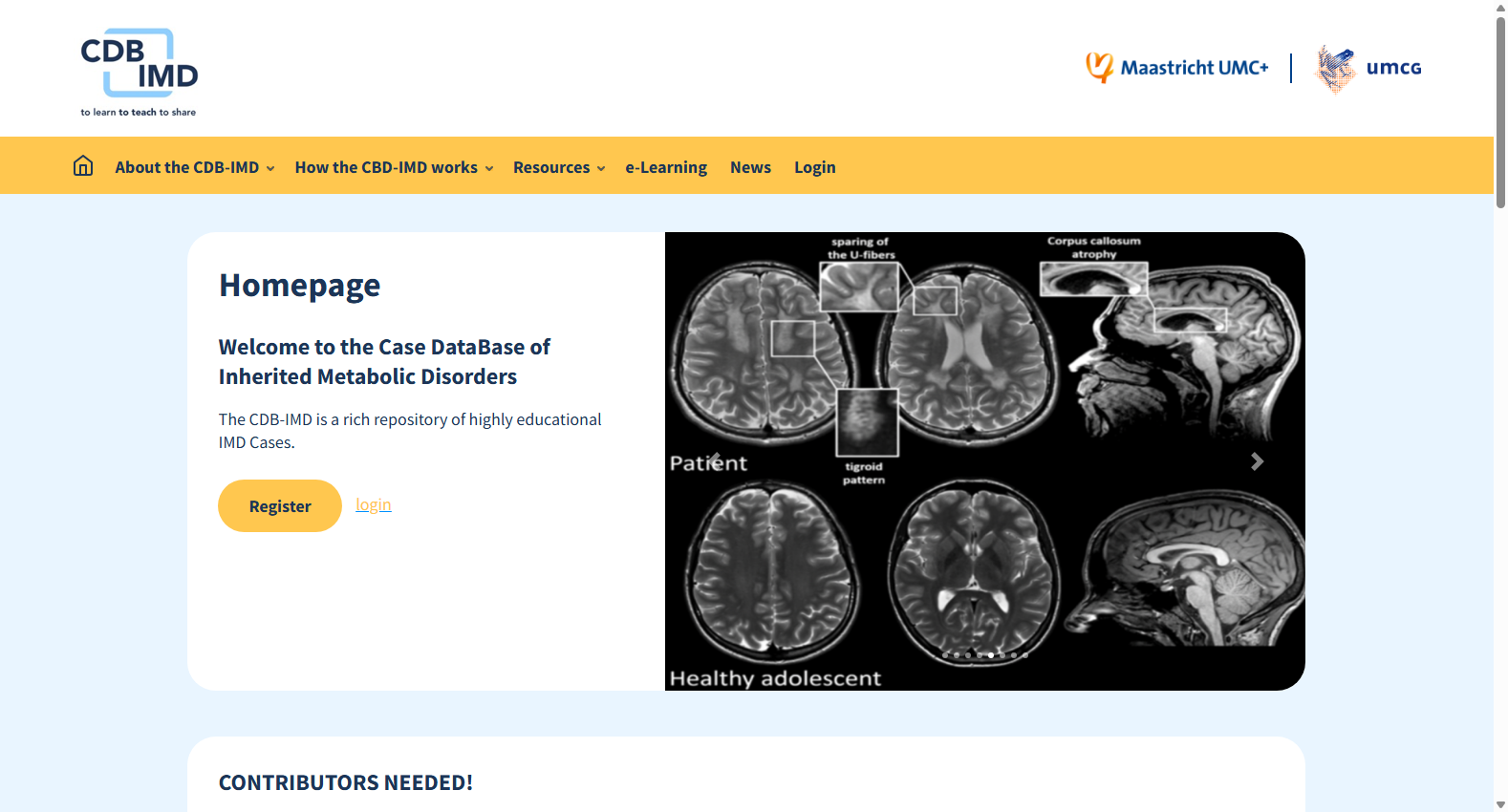 Case Database of Inherited Metabolic Disorders (CDB-IMD)