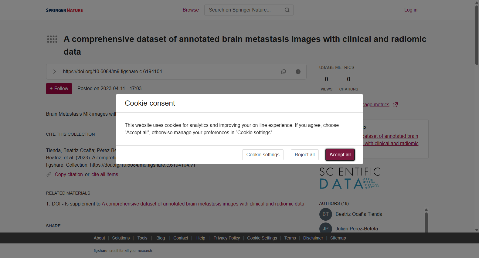 OpenBTAI Brain Metastases Dataset