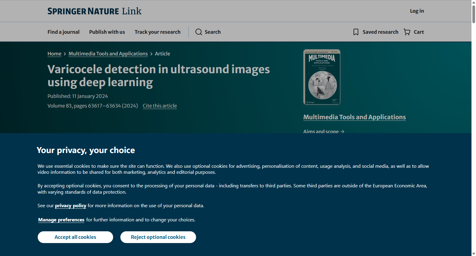 Varicocele Ultrasound Image Dataset