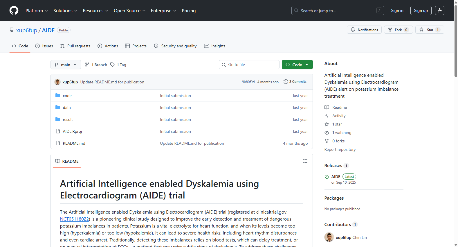 AIDE: Artificial Intelligence enabled Dyskalemia using Electrocardiogram