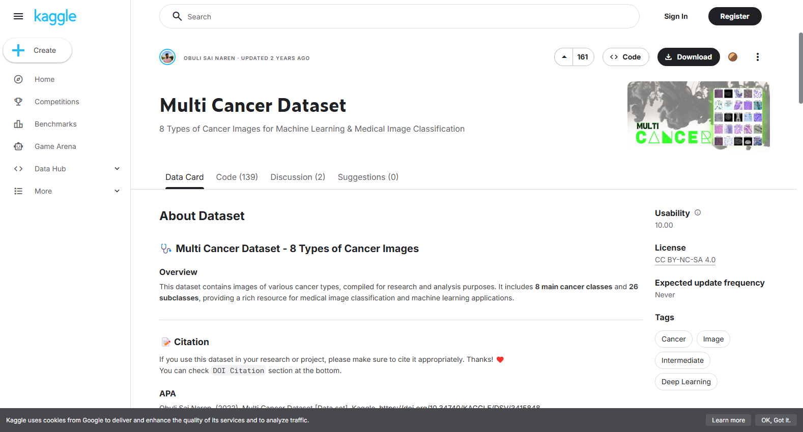 Multi Cancer Dataset