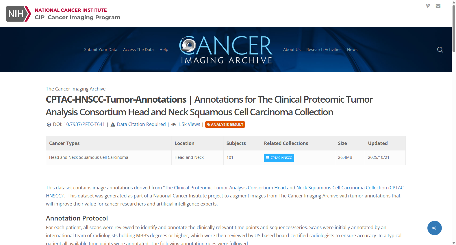 CPTAC-HNSCC-Tumor-Annotations