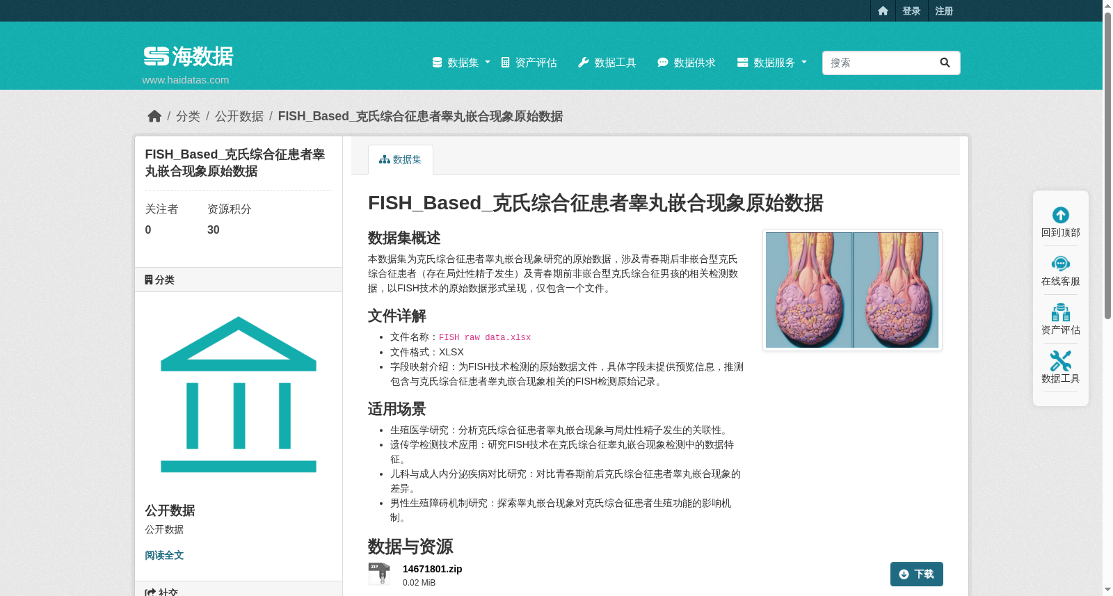FISH_Based_克氏综合征患者睾丸嵌合现象原始数据